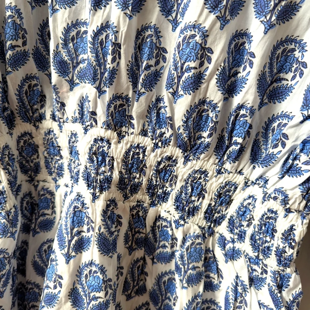 J Crew Bouquet Floral Indian Block Dress - Picture 5 of 5